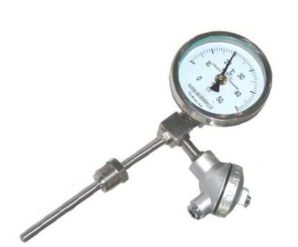 帶熱電偶（熱電阻）雙金屬溫度計(jì)